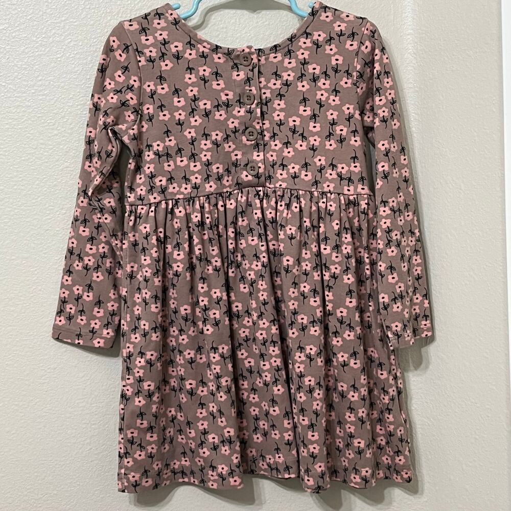 Hanna Andersson‎ Dress Toddler Girl’s Sz 2T(?) Cotton Floral Sweet - Picture 2 of 6